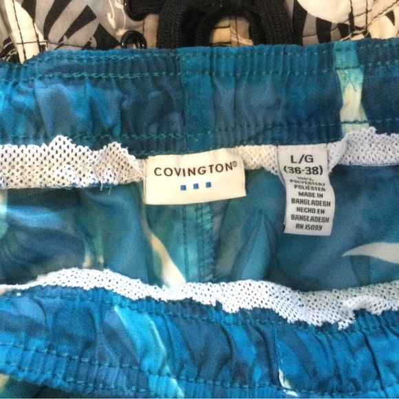 5 Mens swims Trunks  size large nice  condition - Picture 5 of 10